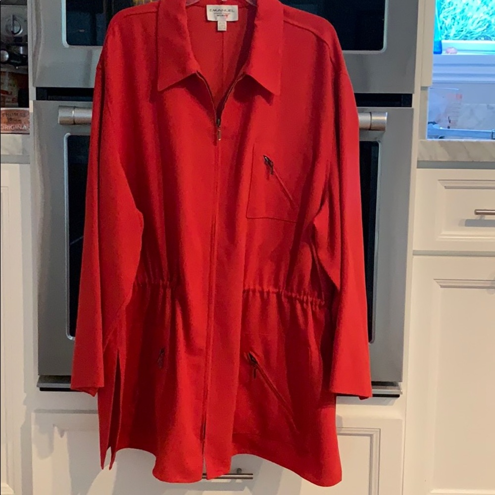 Emanuel Ungaro zip front jacket